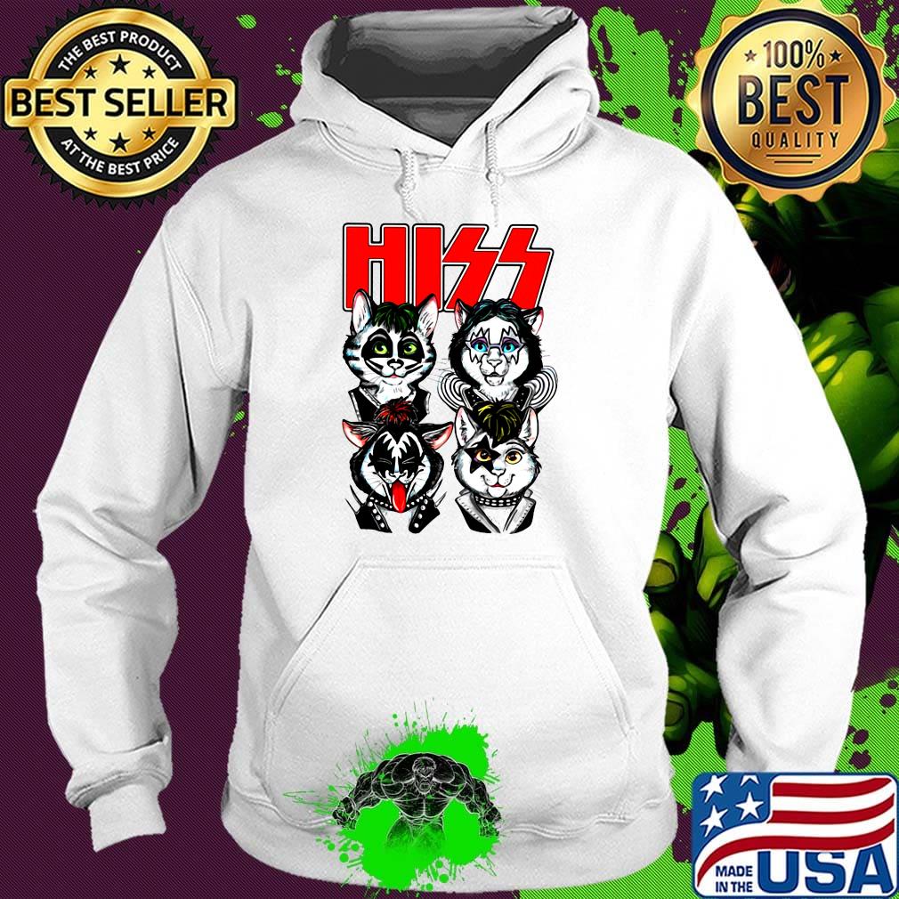 Kiss hiss cat band rock s Hoodie Kiss hiss cat band rock s Hoodie