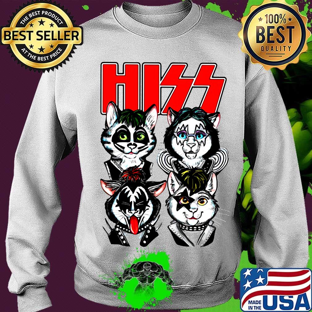 Kiss hiss cat band rock s Sweater Kiss hiss cat band rock s Sweater