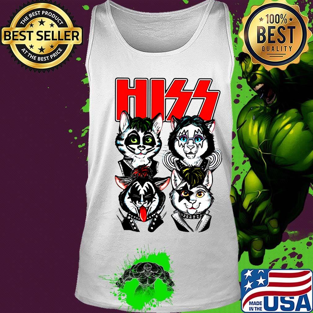 Kiss hiss cat band rock s Tank top Kiss hiss cat band rock s Tank top