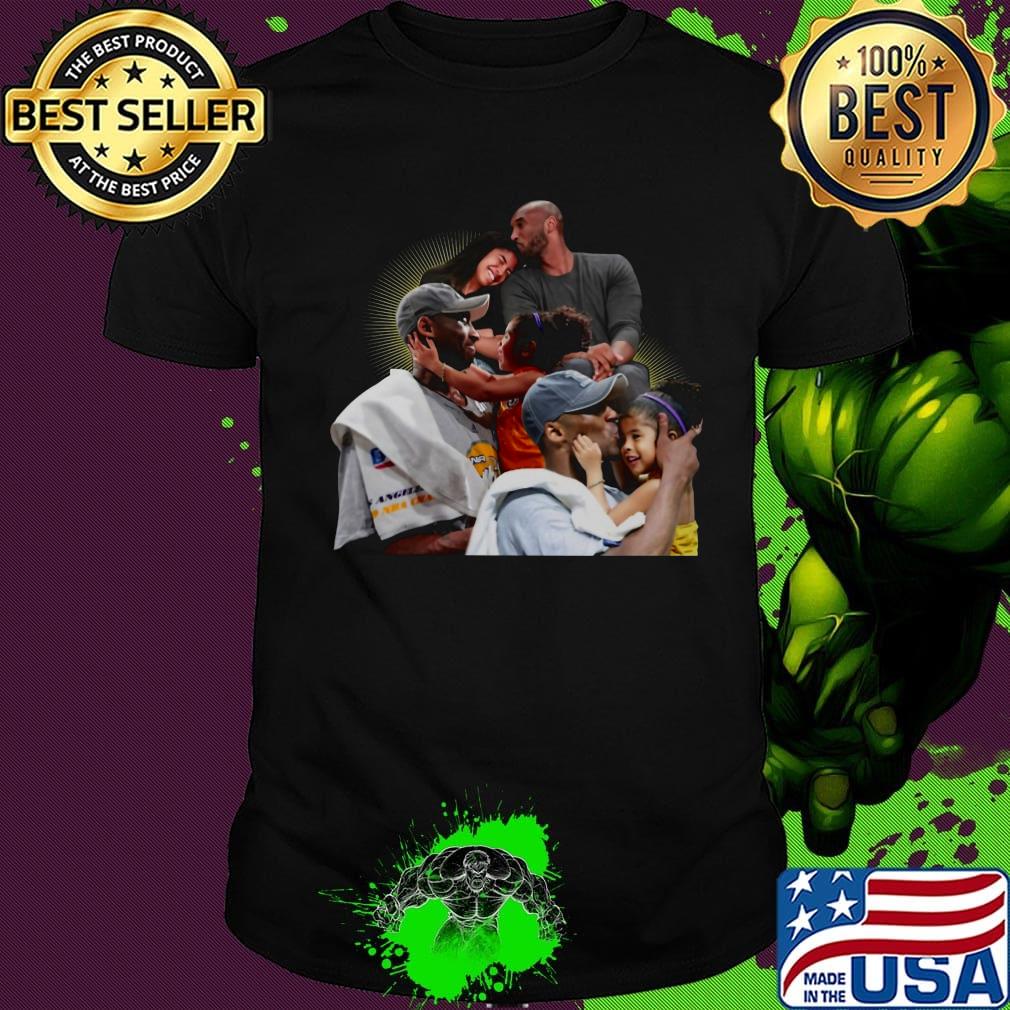 Kobe bryant and daughter memories light shirt