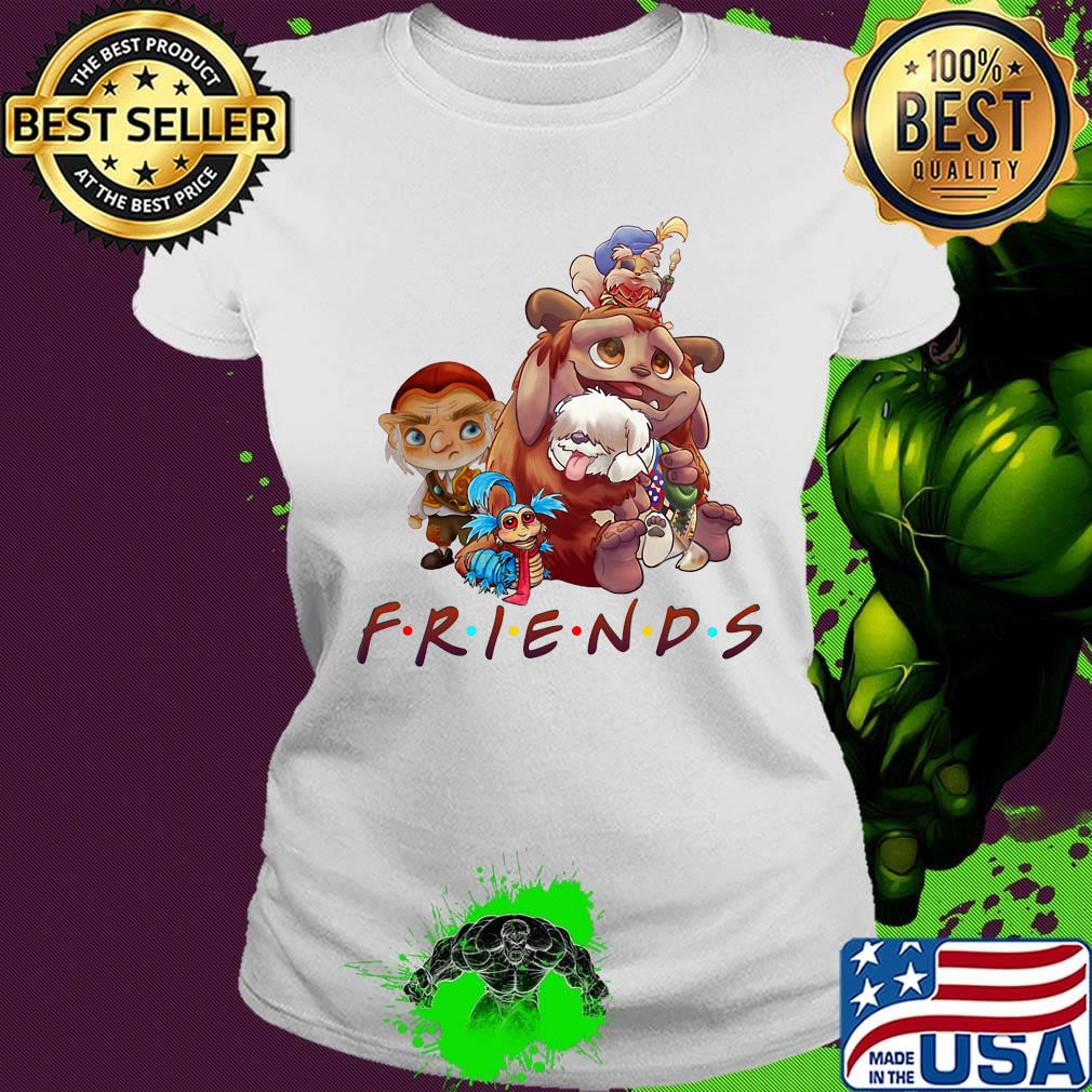 Labyrinth cartoon characters friends s Ladies tee Labyrinth cartoon characters friends s Ladies tee