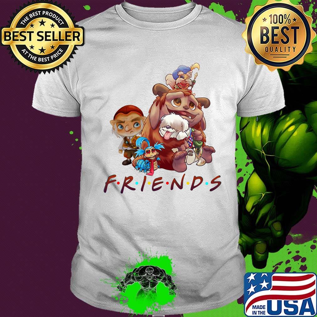 Labyrinth cartoon characters friends shirt