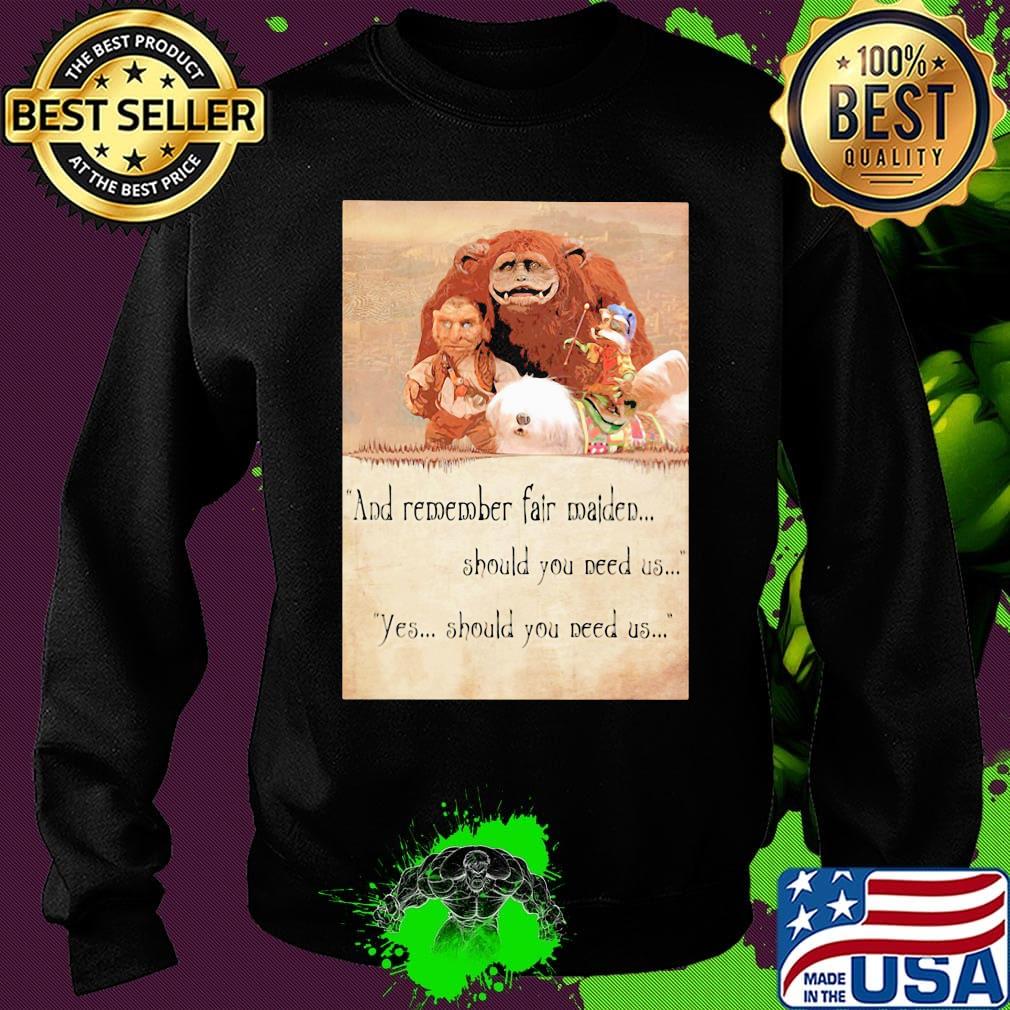 Labyrinth ending and remember fair maiden should you need us yes should you need us s Sweater Labyrinth ending and remember fair maiden should you need us yes should you need us s Sweater