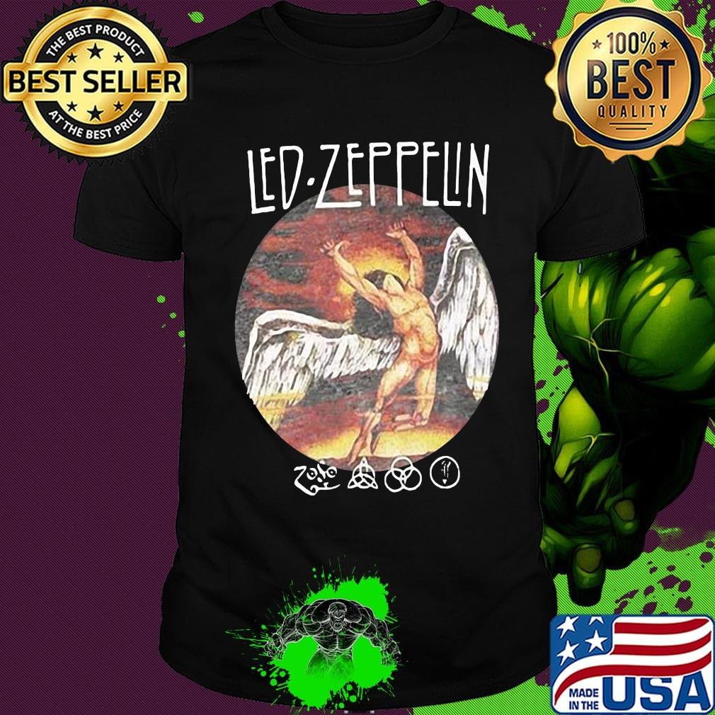 Led zeppelin wings vintage shirt
