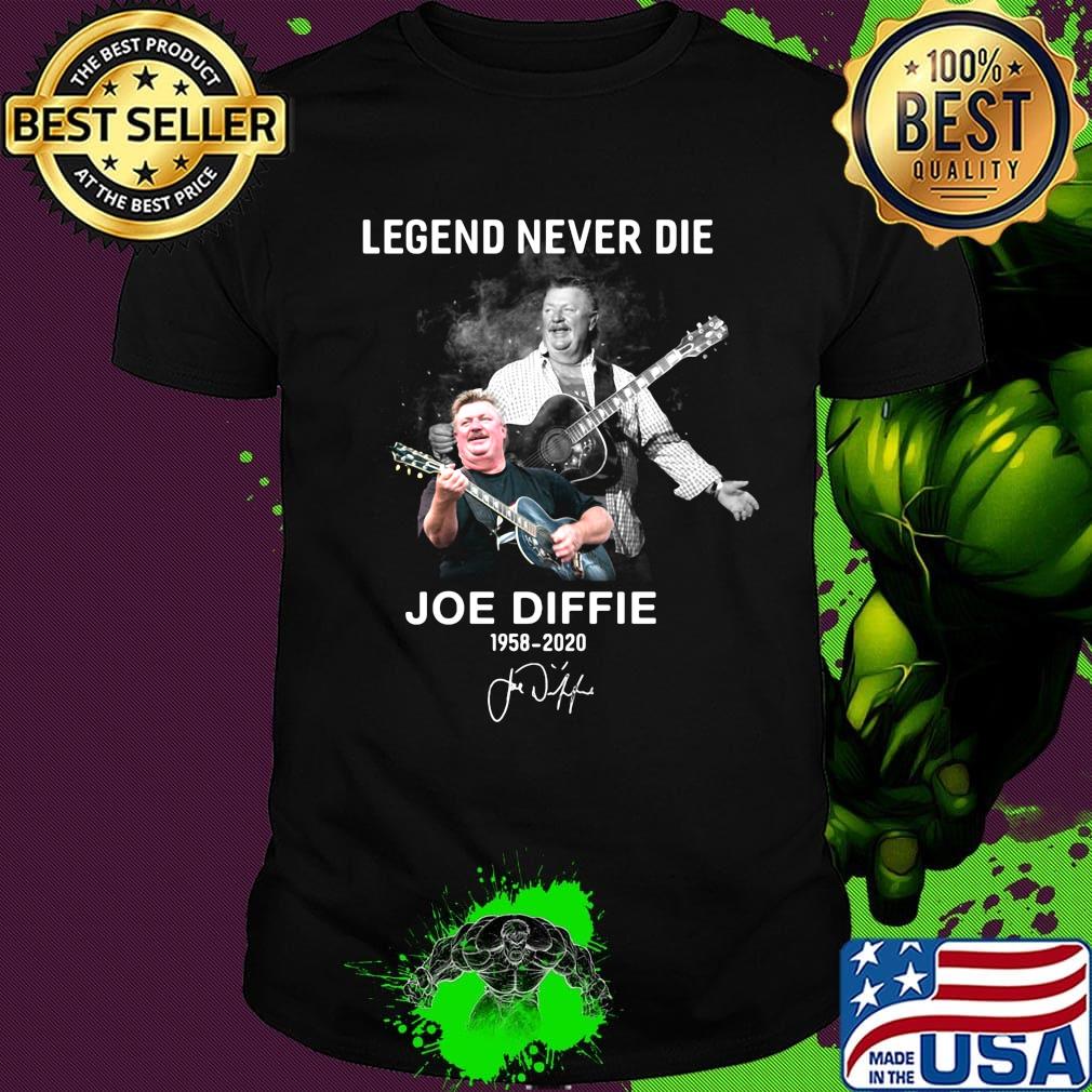 Legend never die joe diffie 1958 2020 signature shirt
