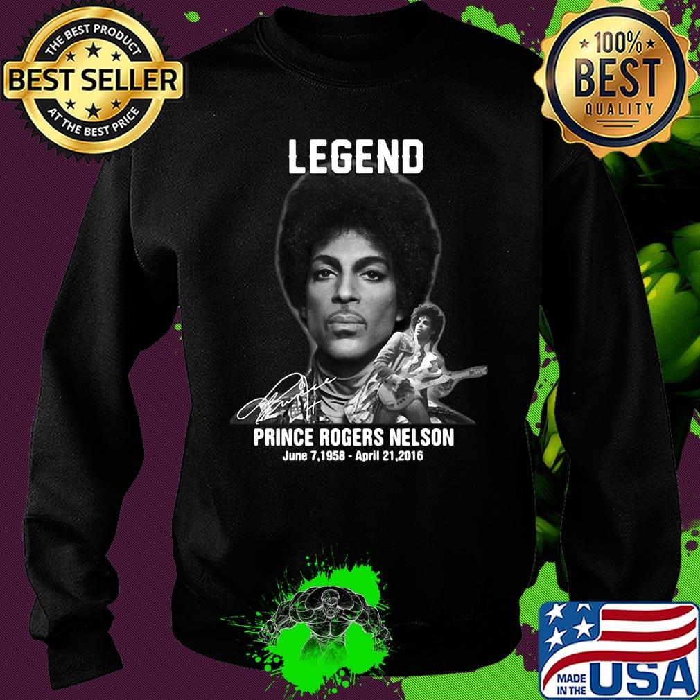 Legend prince rogers nelson 1958 2016 signature guitar s Sweater Legend prince rogers nelson 1958 2016 signature guitar s Sweater