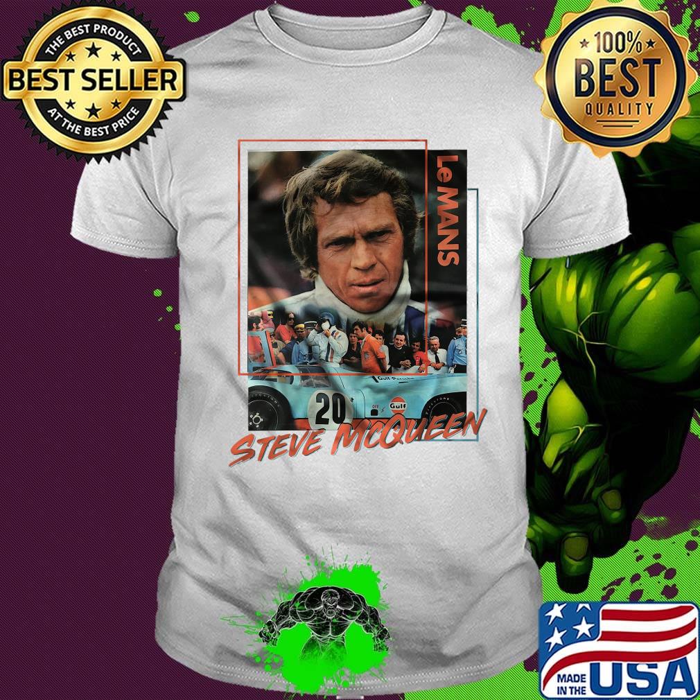 Lemans 20 steve mcqueen car shirt