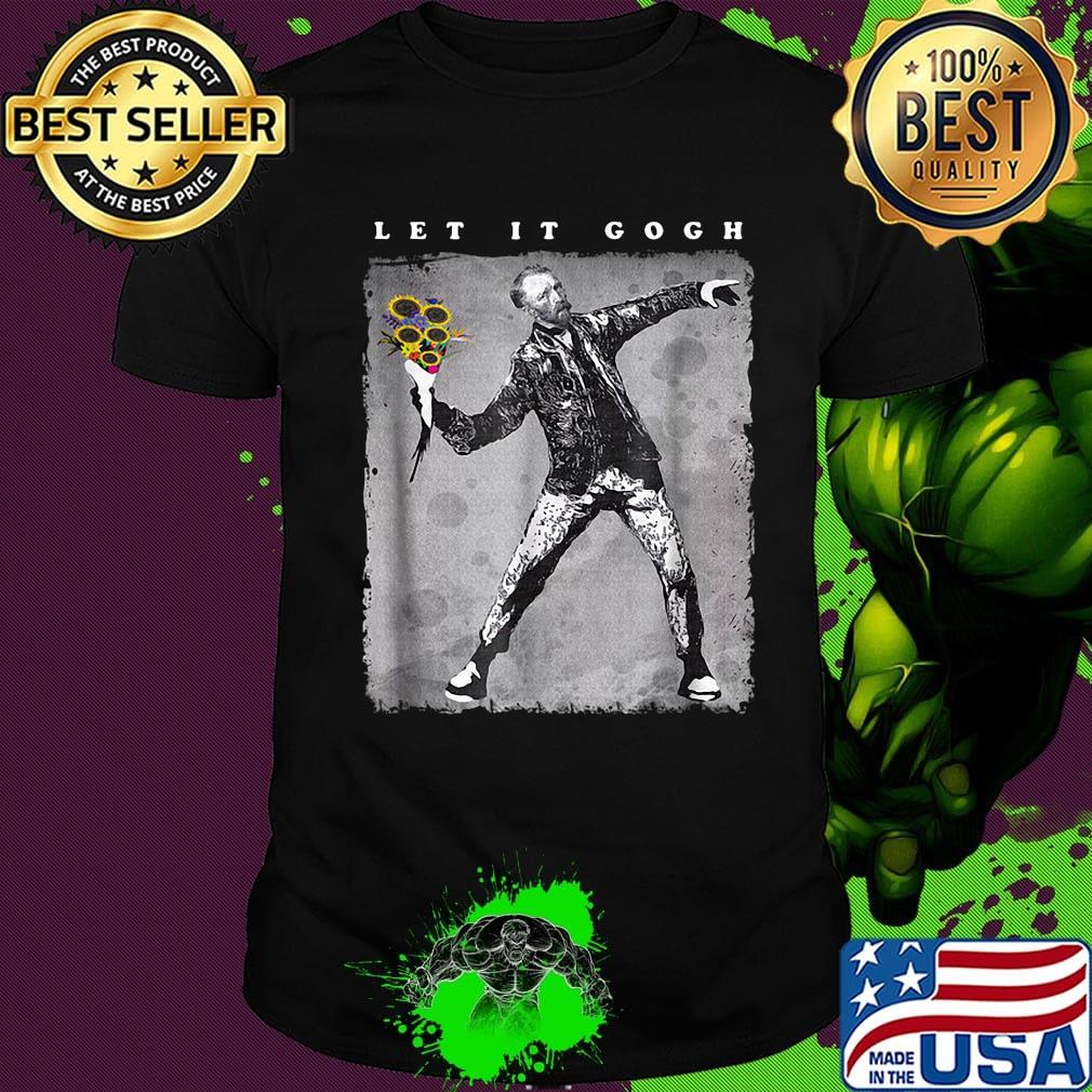Let it van gogh flowers art shirt Let it van gogh flowers art shirt