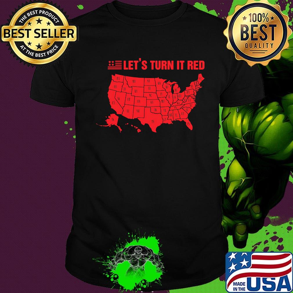 Let's turn it red American shirt