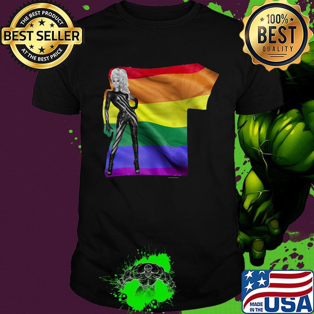 Lgbt flag rainbow lady gaga shirt