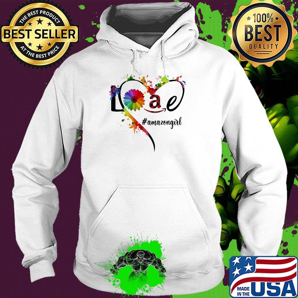 Lgbt love amazon girl flower heart s Hoodie Lgbt love amazon girl flower heart s Hoodie