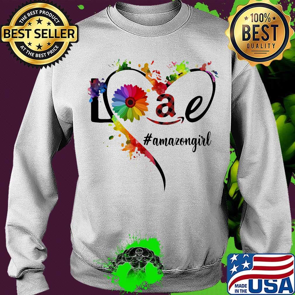 Lgbt love amazon girl flower heart s Sweater Lgbt love amazon girl flower heart s Sweater