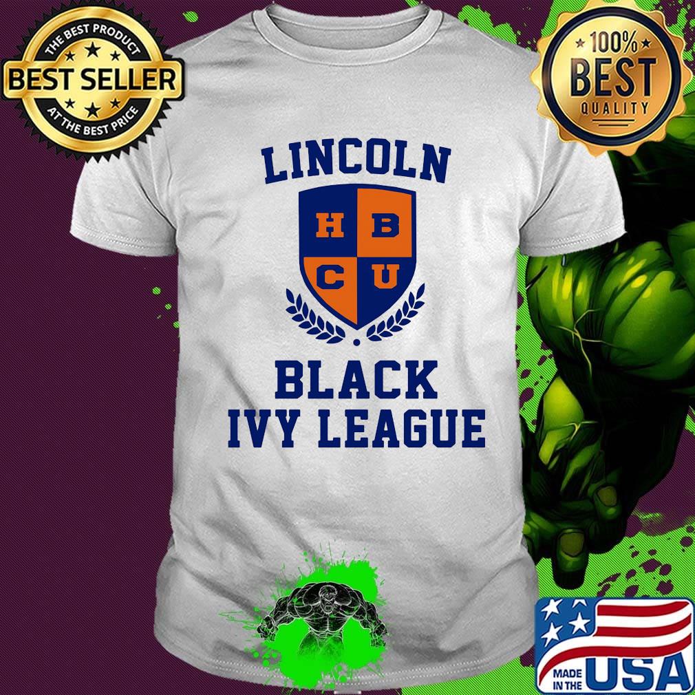 Lincoln hbcu black ivy league logo shirt
