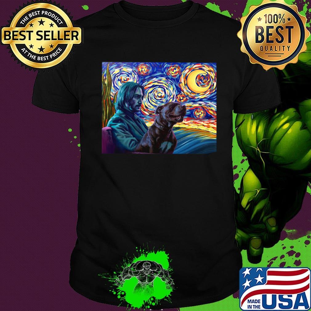 Linkin park and pitbull starry night shirt