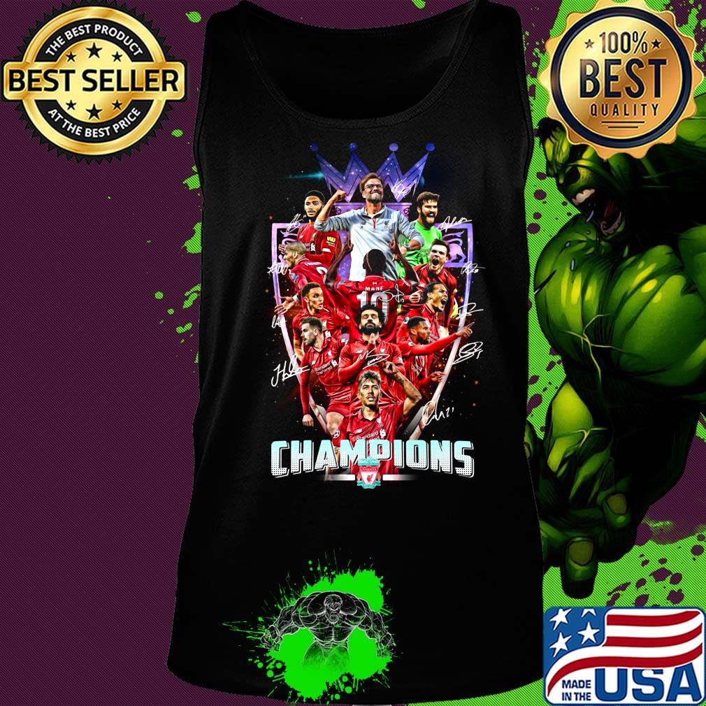Liverpool fc premier league champions signatures light s Tank top Liverpool fc premier league champions signatures light s Tank top