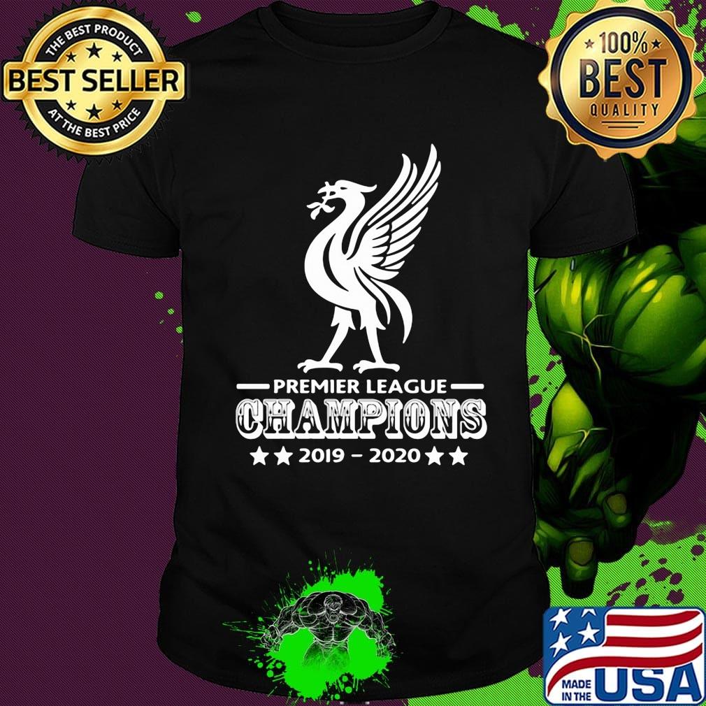 Liverpool football club premier league champions 2019 2020 stars shirt