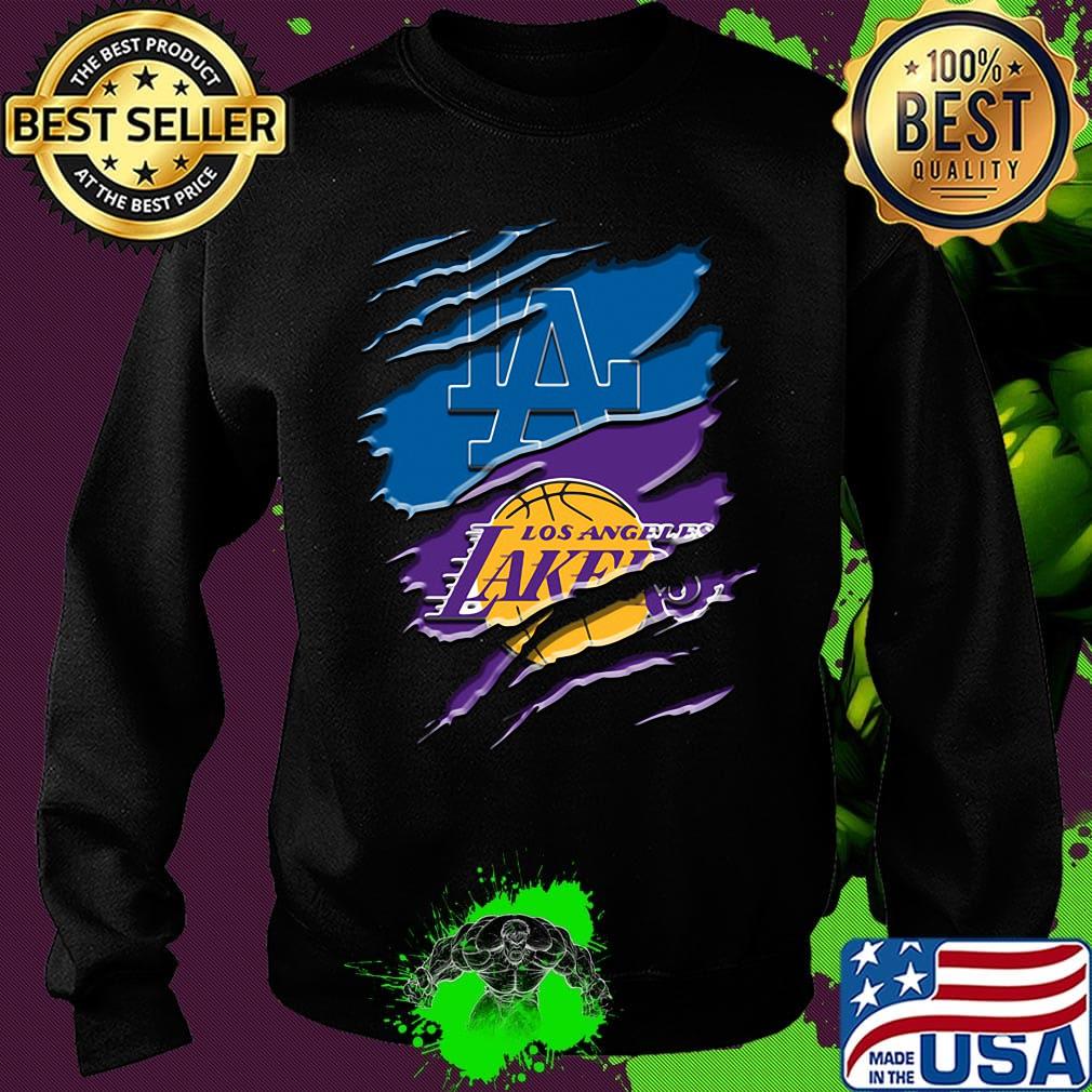 Los angeles dodgers and los angeles lakers s Sweater Los angeles dodgers and los angeles lakers s Sweater