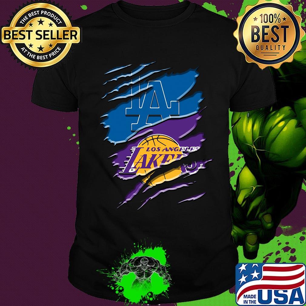 Los angeles dodgers and los angeles lakers shirt Los angeles dodgers and los angeles lakers shirt