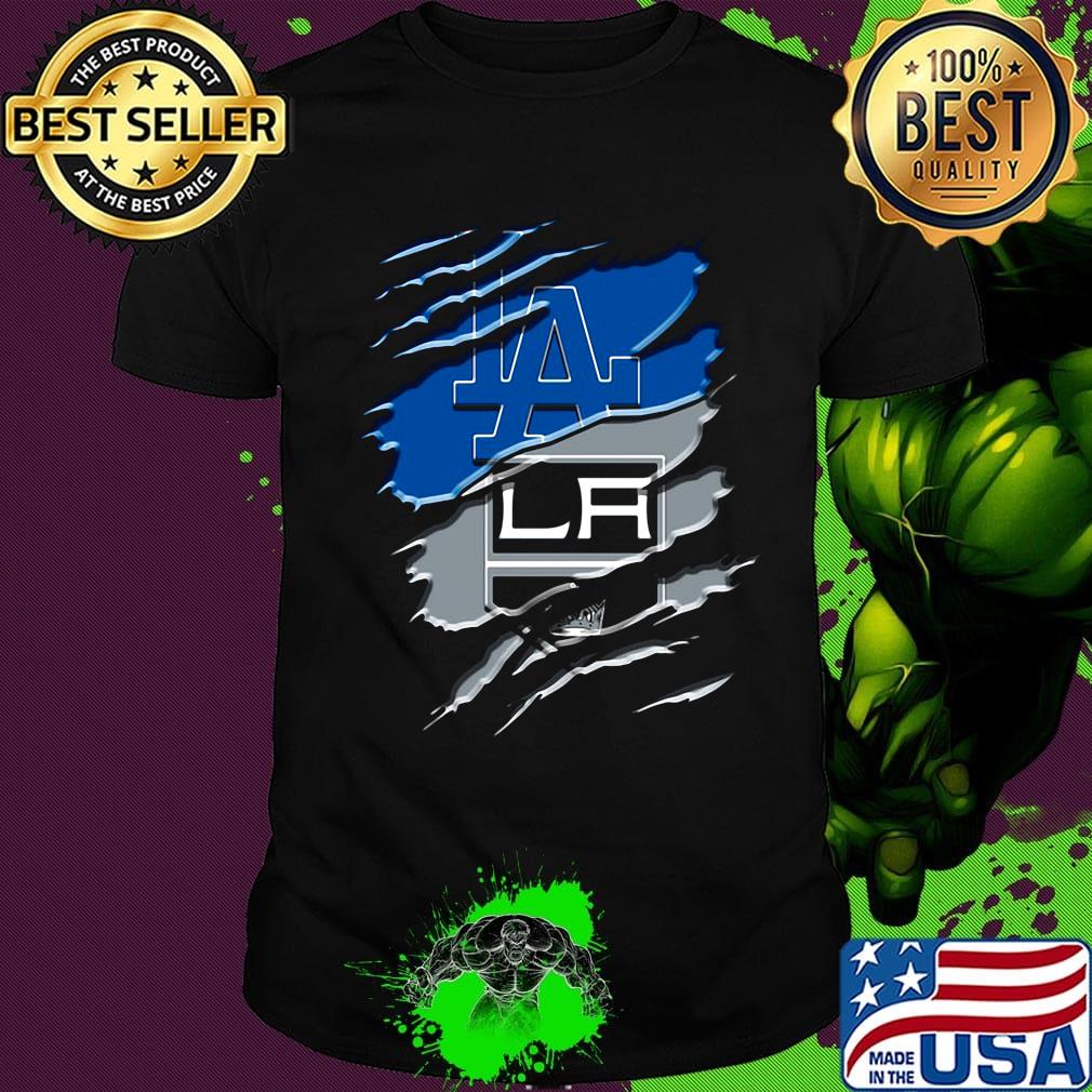 Los angeles dodgers and los angeles raiders shirt