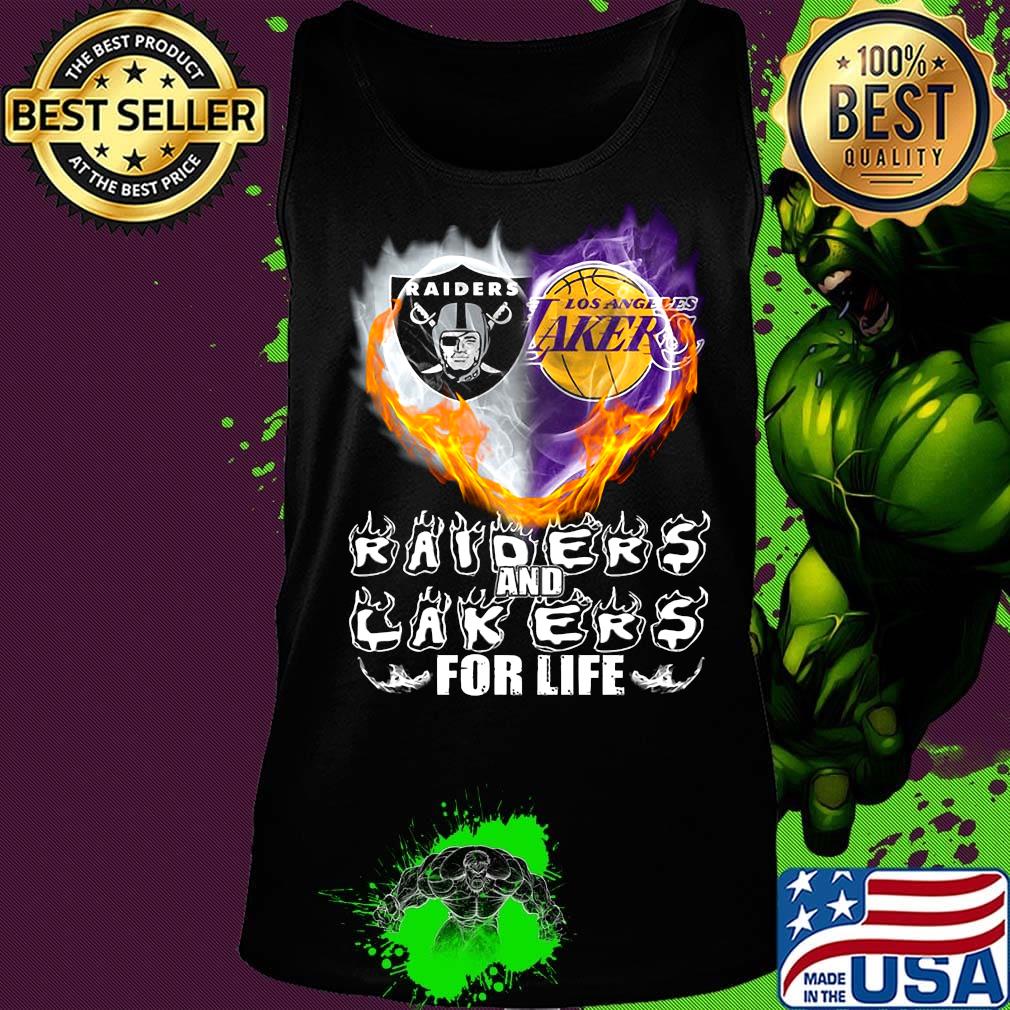Los angeles raiders and los angeles lakers for life heart s Tank top Los angeles raiders and los angeles lakers for life heart s Tank top