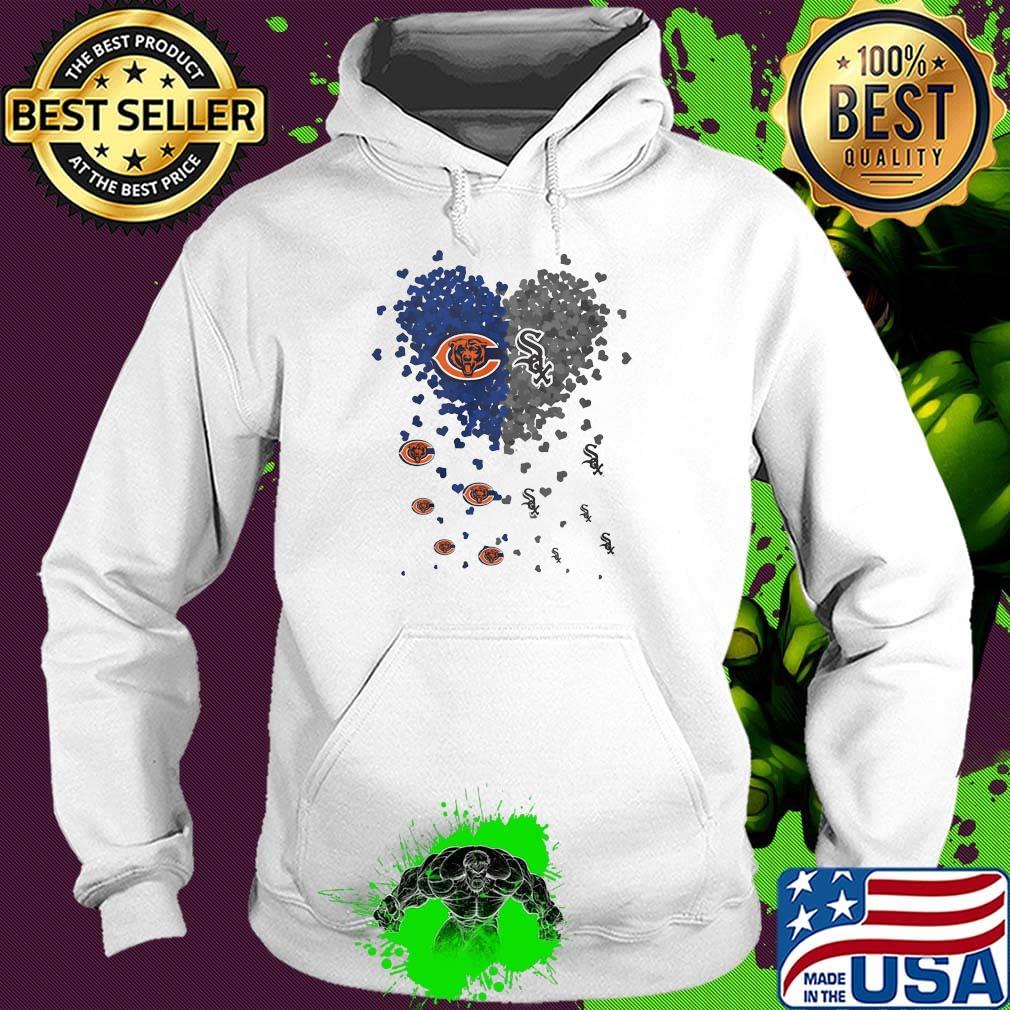 Love chicago bears and chicago white sox hearts s Hoodie Love chicago bears and chicago white sox hearts s Hoodie