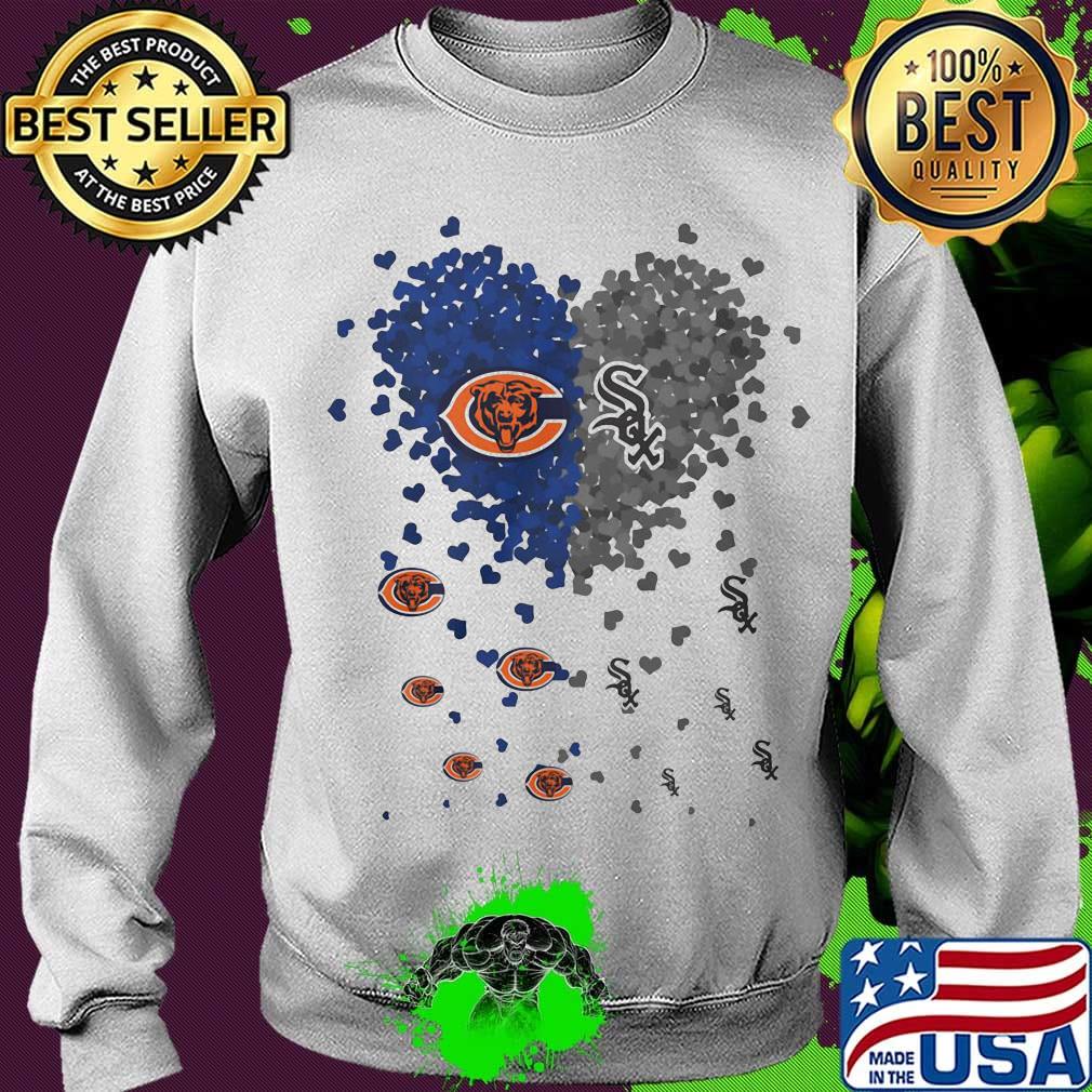 Love chicago bears and chicago white sox hearts s Sweater Love chicago bears and chicago white sox hearts s Sweater