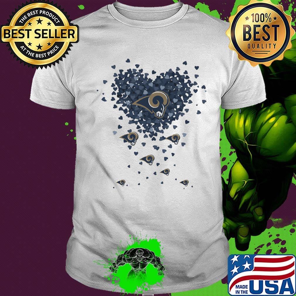 Love los angeles rams hearts shirt