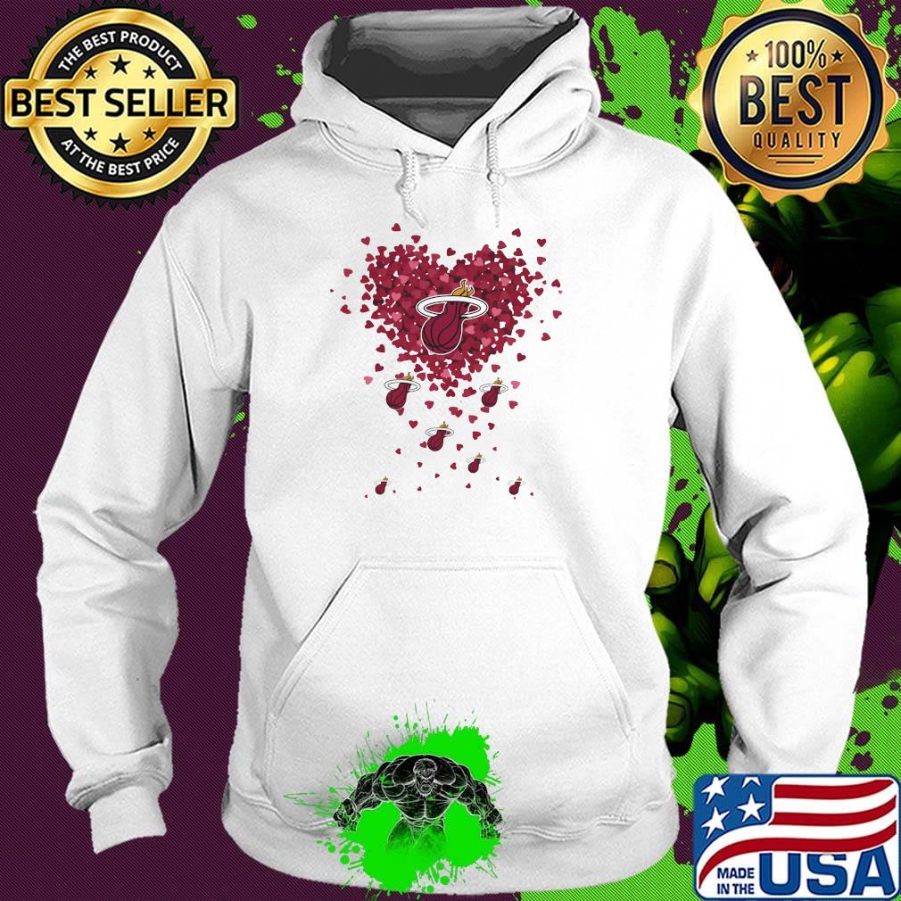 Love miami heat basketball hearts s Hoodie Love miami heat basketball hearts s Hoodie