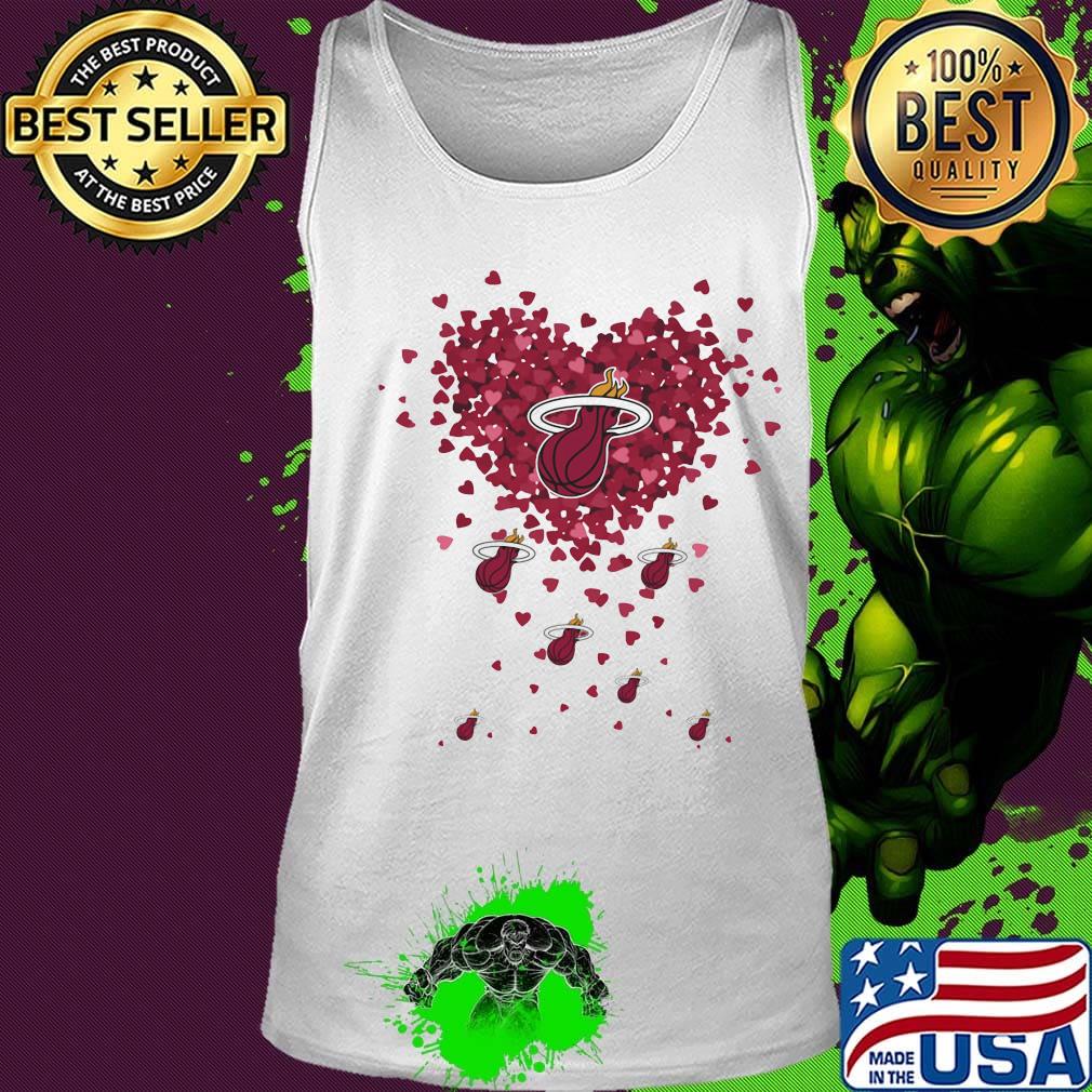 Love miami heat basketball hearts s Tank top Love miami heat basketball hearts s Tank top