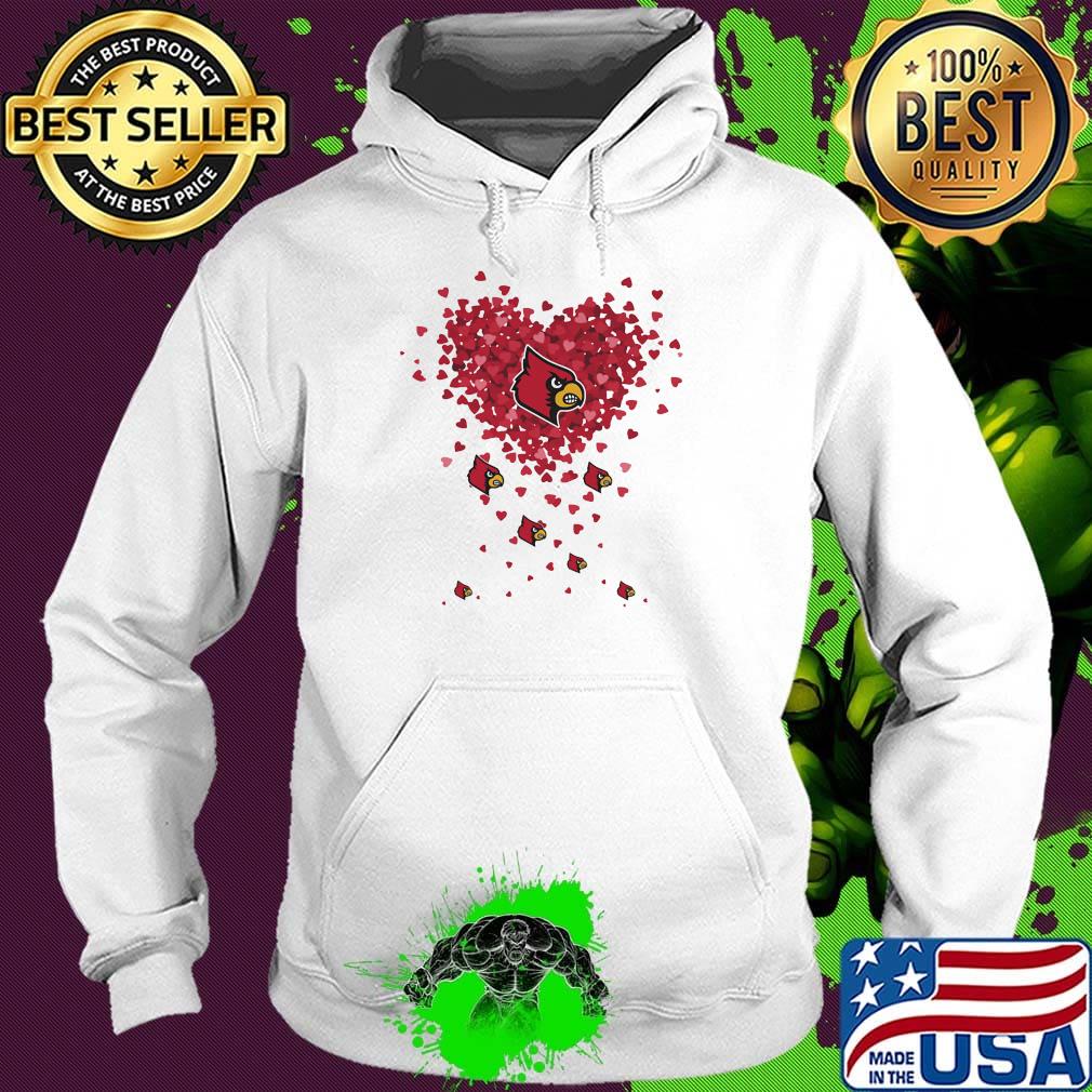 Love st. Louis cardinals football logo hearts s Hoodie Love st. Louis cardinals football logo hearts s Hoodie