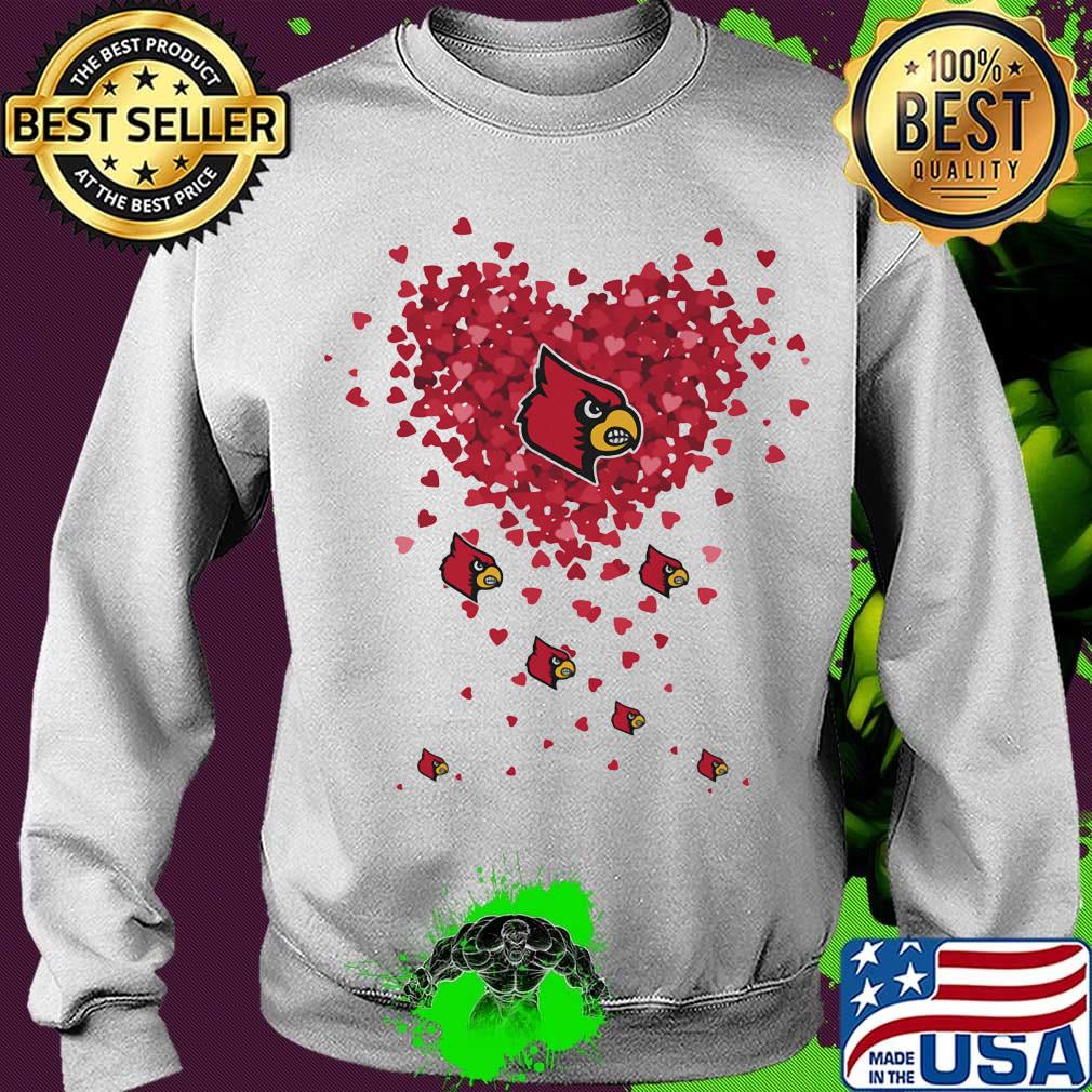 Love st. Louis cardinals football logo hearts s Sweater Love st. Louis cardinals football logo hearts s Sweater