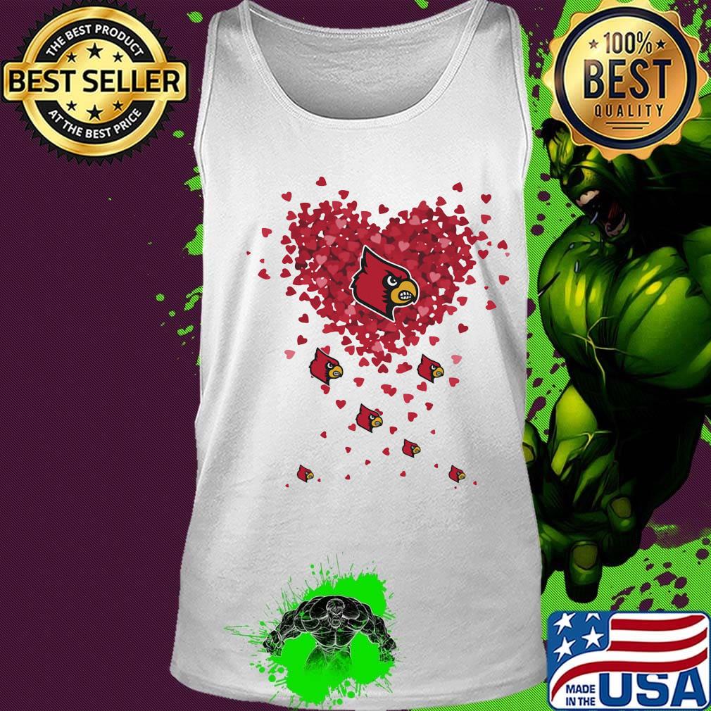 Love st. Louis cardinals football logo hearts s Tank top Love st. Louis cardinals football logo hearts s Tank top