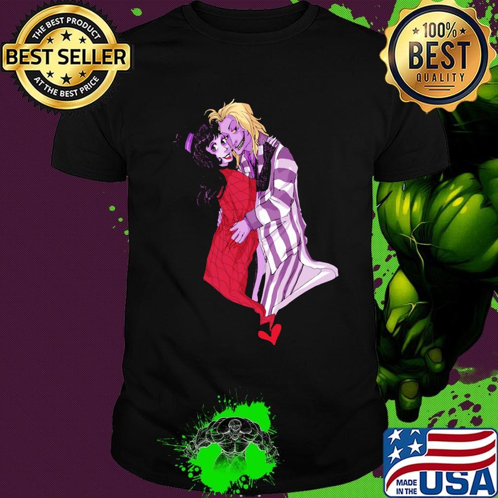 Lydia beetlejuice heart cartoon shirt