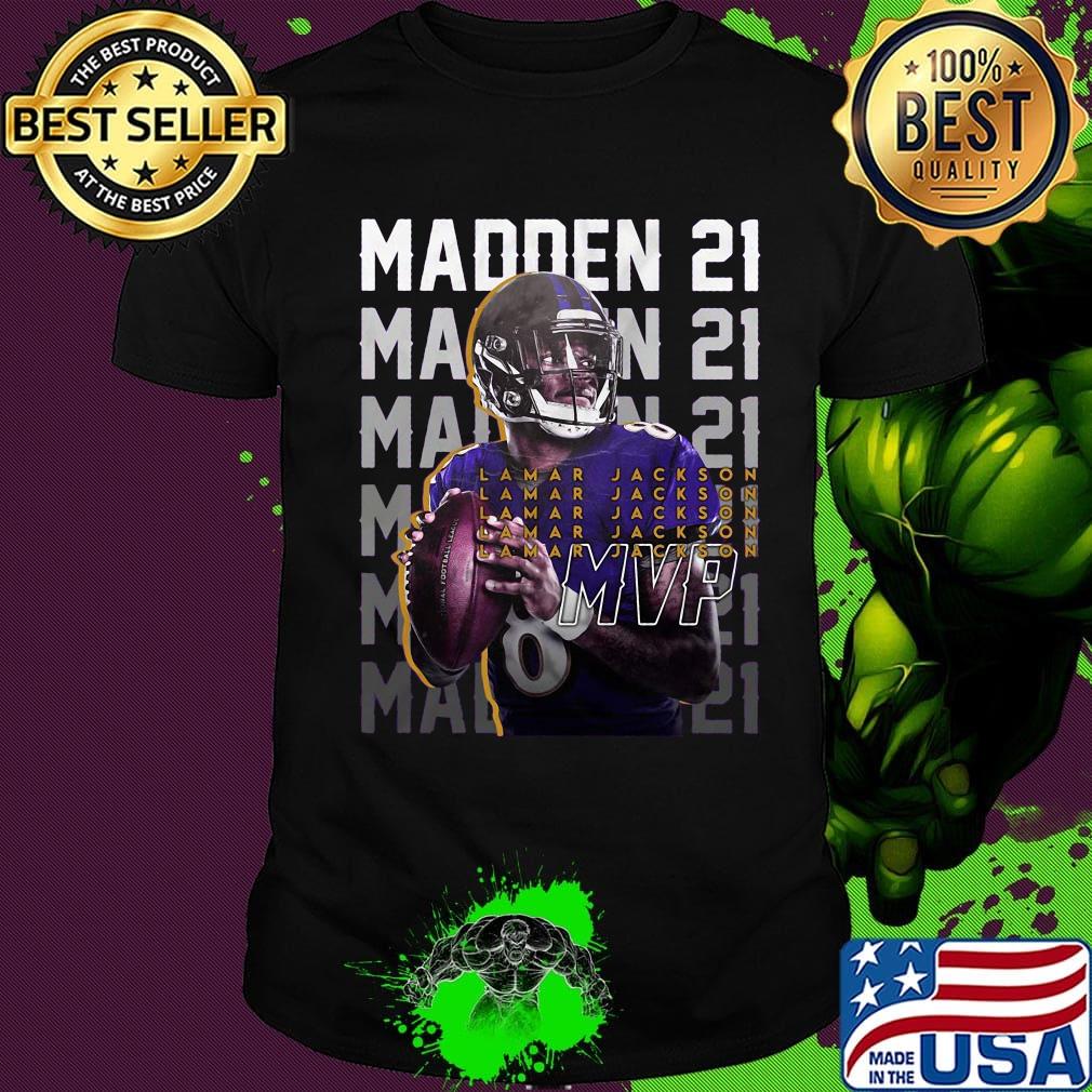 Madden 21 lamar jackson mvp football shirt