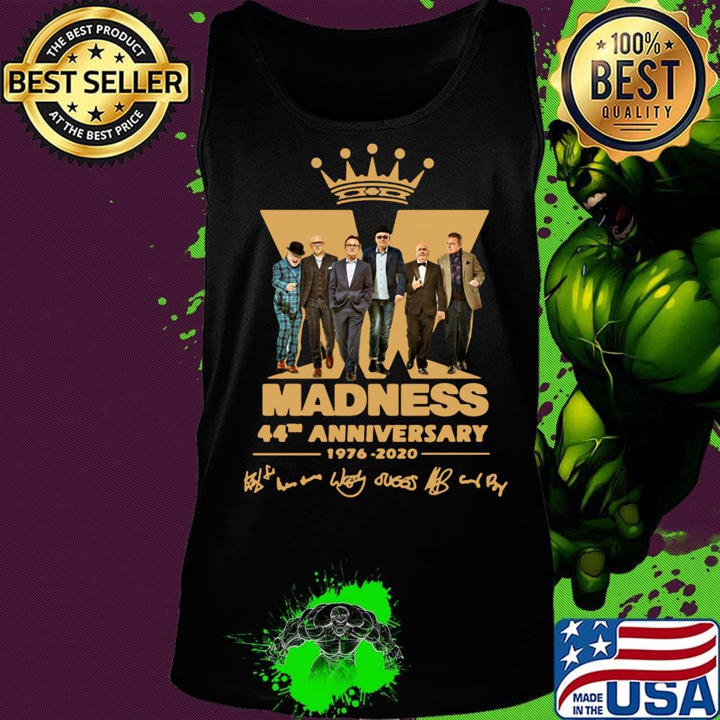 Madness 44th anniversary 1976 2020 characters signatures s Tank top Madness 44th anniversary 1976 2020 characters signatures s Tank top