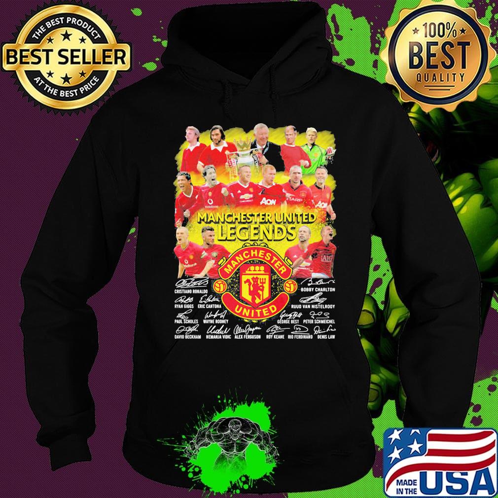 Manchester united legends players signatures s Hoodie Manchester united legends players signatures s Hoodie