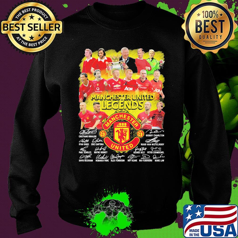 Manchester united legends players signatures s Sweater Manchester united legends players signatures s Sweater