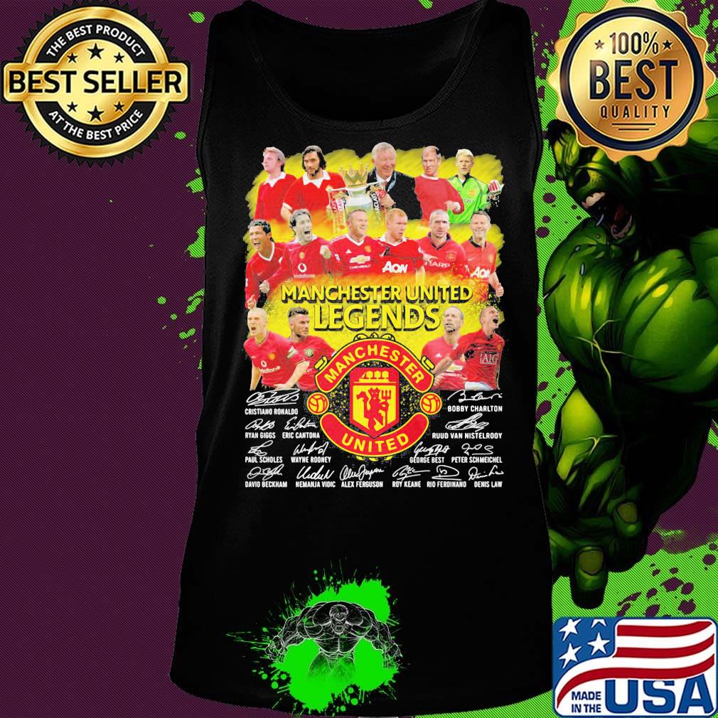 Manchester united legends players signatures s Tank top Manchester united legends players signatures s Tank top