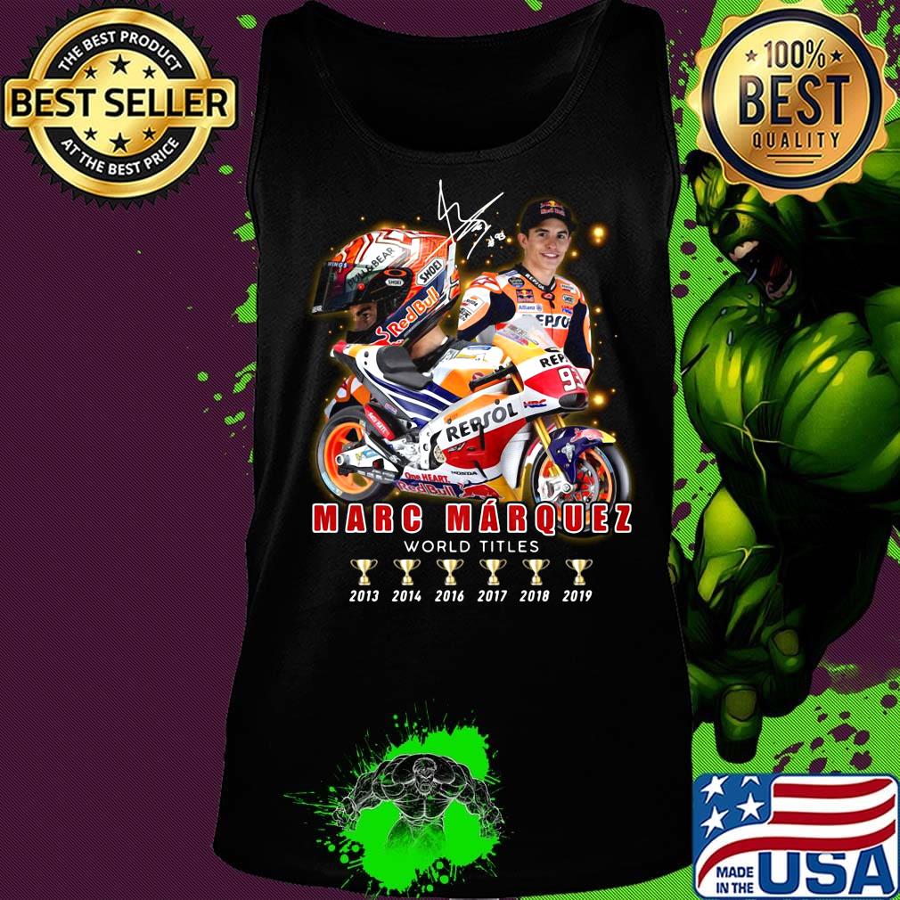 Marc marquez world titles champions signature s Tank top Marc marquez world titles champions signature s Tank top
