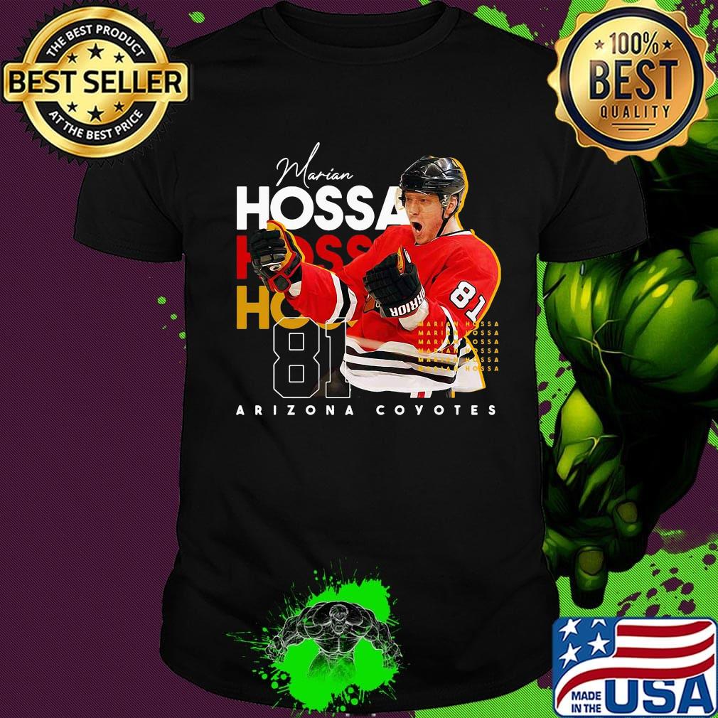 Marian hossa 81 arizona coyotes hockey nhl jersey shirt