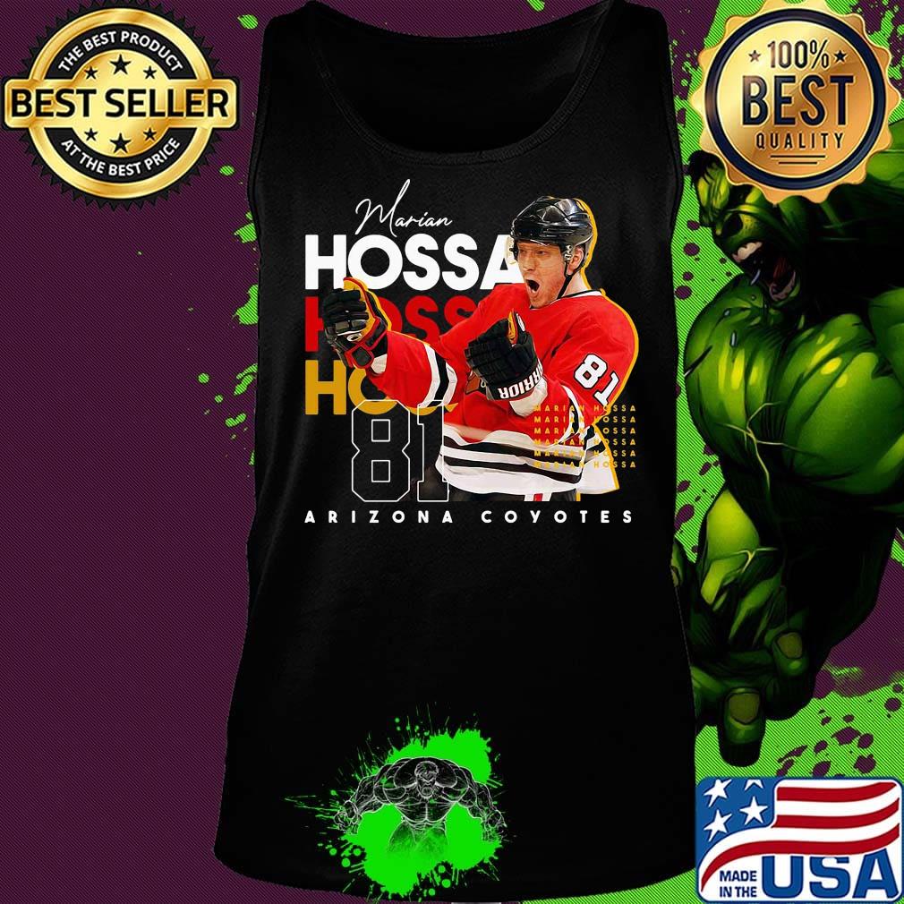 Marian hossa 81 arizona coyotes hockey s Tank top Marian hossa 81 arizona coyotes hockey s Tank top