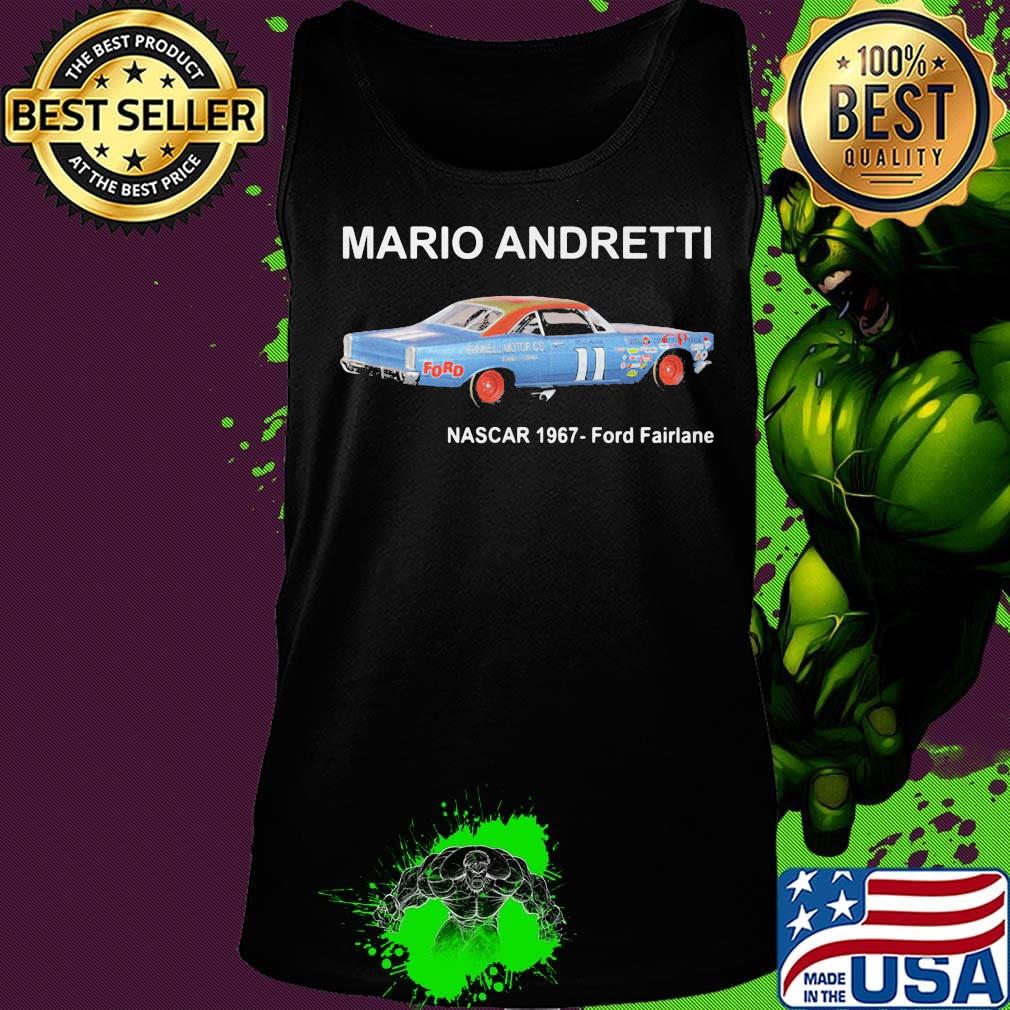 Mario andretti nascar 1967 ford fairlane s Tank top Mario andretti nascar 1967 ford fairlane s Tank top