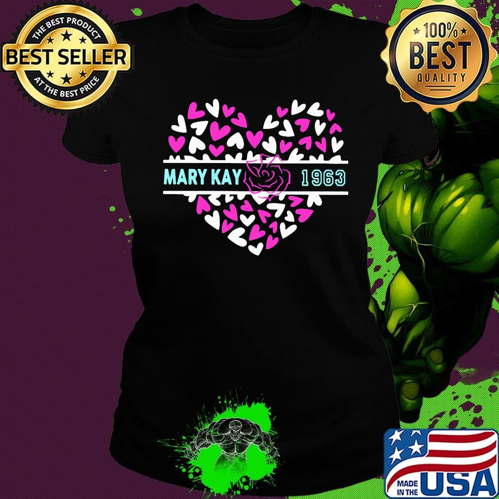 Mary kay 1963 logo hearts s Ladies tee Mary kay 1963 logo hearts s Ladies tee