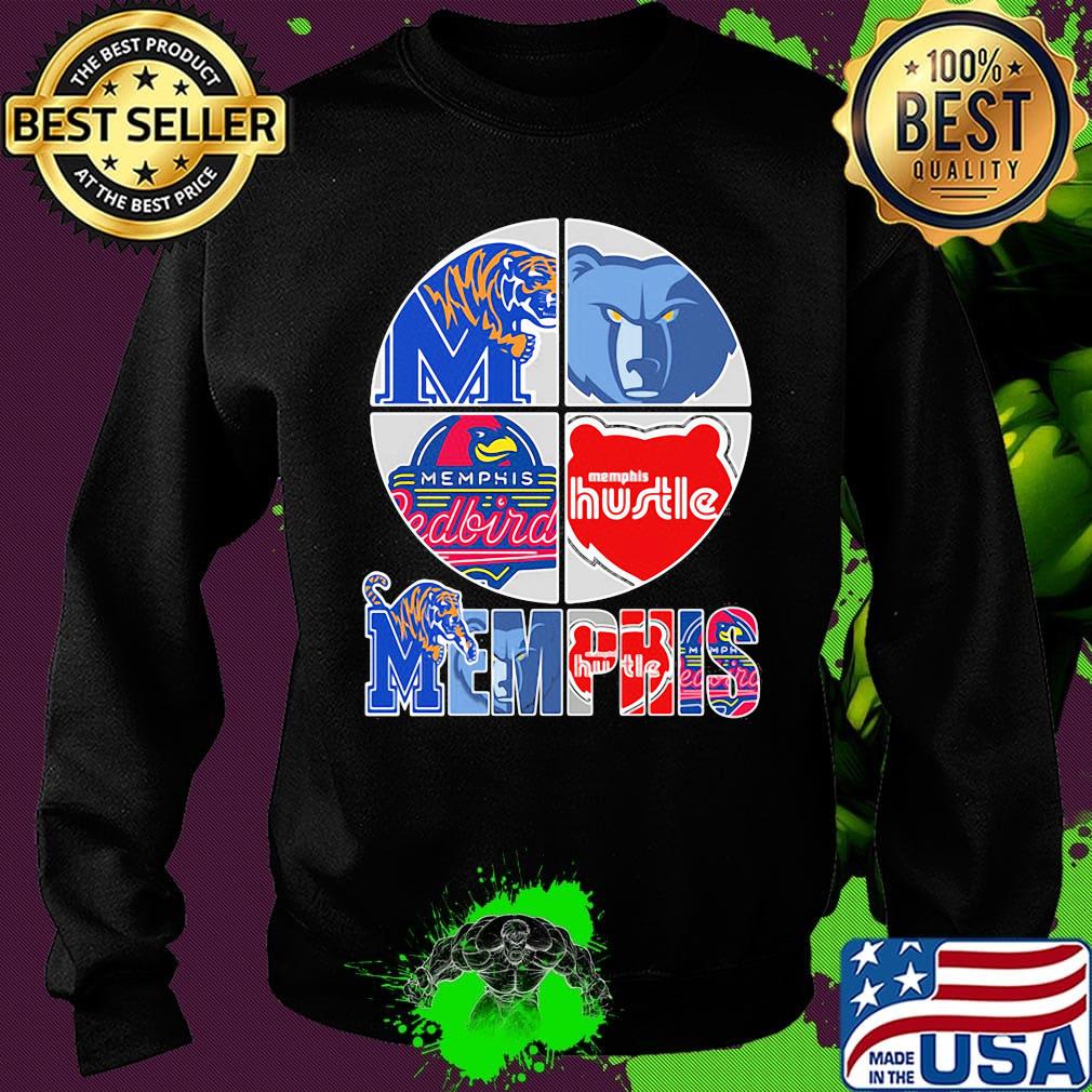 Memphis tigers grizzlies redbird and hustle logo s Sweater Memphis tigers grizzlies redbird and hustle logo s Sweater