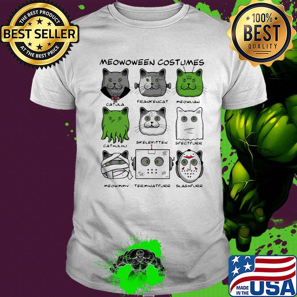 Meowoween costumes terminatpurr spectpurr shirt