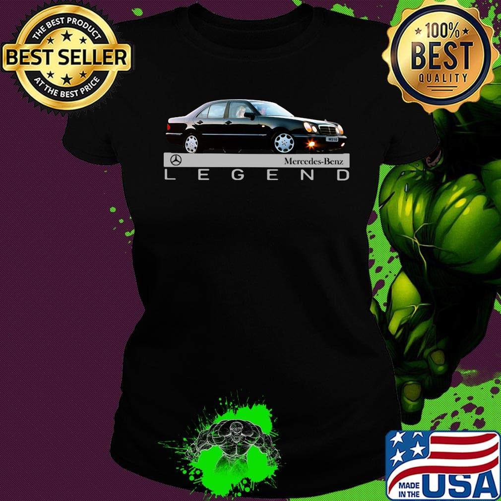 Mercedes benz legend black car logo s Ladies tee Mercedes benz legend black car logo s Ladies tee