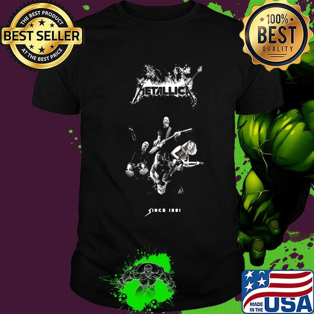 Metallica band since 1981 shirt