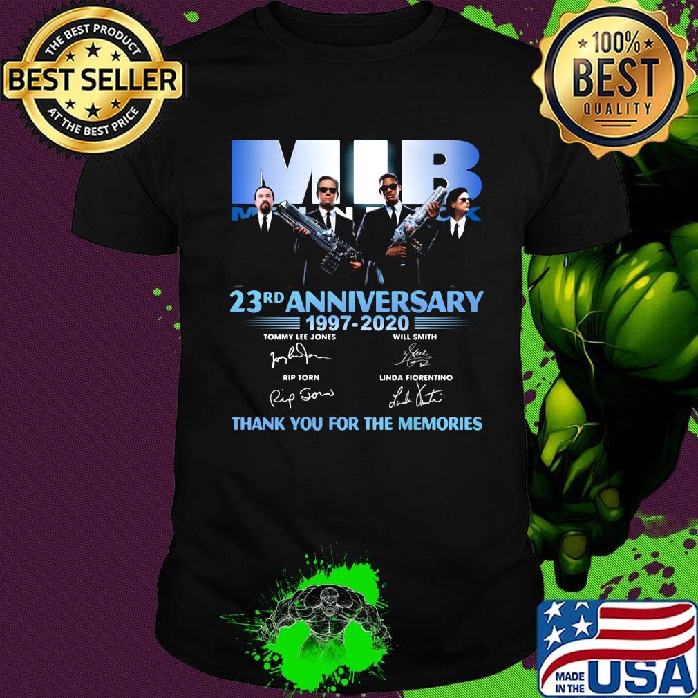 Mib international 23rd anniversary 1997 2020 thank you for the memories signatures shirt
