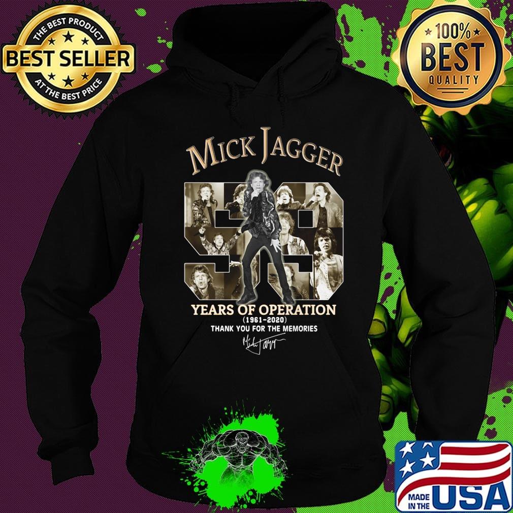 Mick jagger 59 years of operation 1961 2020 thank you for the memories signature s Hoodie Mick jagger 59 years of operation 1961 2020 thank you for the memories signature s Hoodie