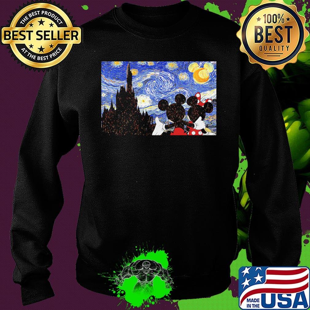 Mickey minnie mouse starry night van gogh s Sweater Mickey minnie mouse starry night van gogh s Sweater